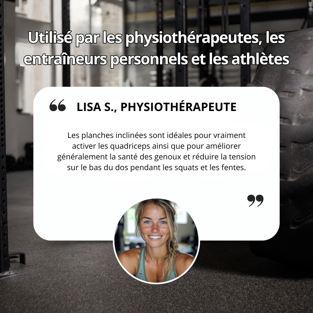Planche incliné(e)